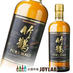 ウイスキー ニッカ 竹鶴 ピュアモルト 700ml 箱なし 黒ラベル 国産の